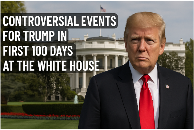 5 Controversial Events for Trump in the First 100 Days at the White House